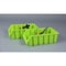 Basicwise Stackable Storage Bin, Plastic, Green, 3 in H, 4.5 in W, 8 in L, 2 PK QI003255G - alternate 6